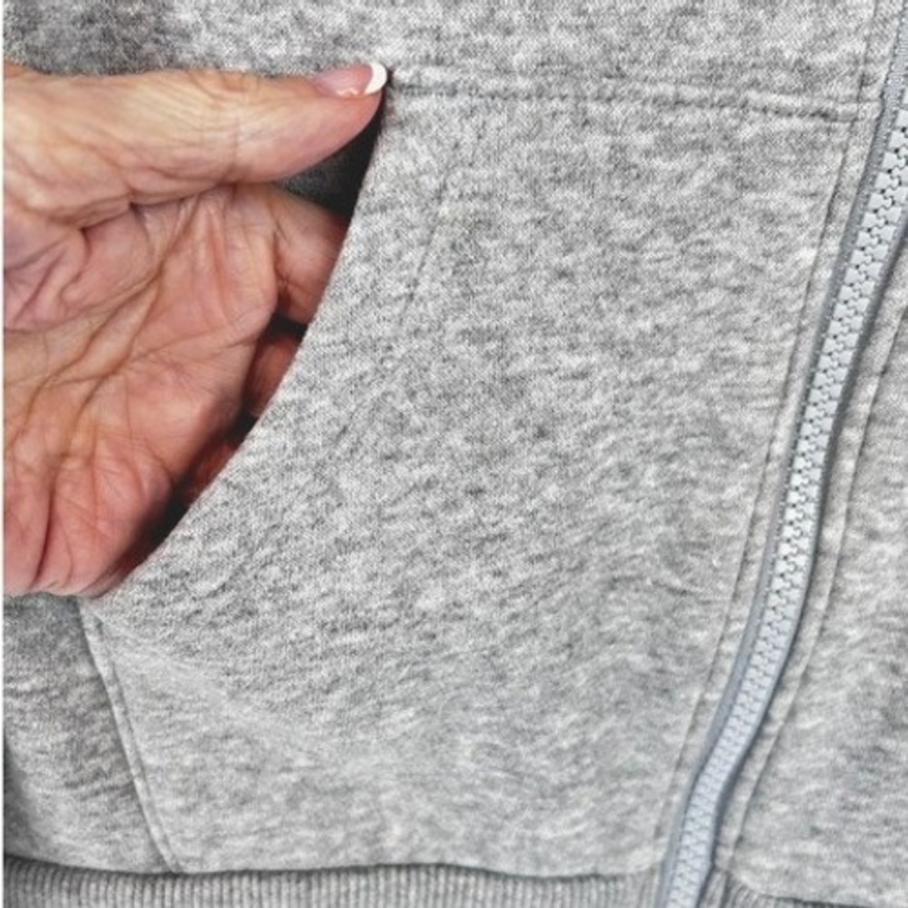 Under Armour Full Zip Hoodie Gray Animal Print Sleeves Kids Youth Medium YMD - Picture 6 of 10